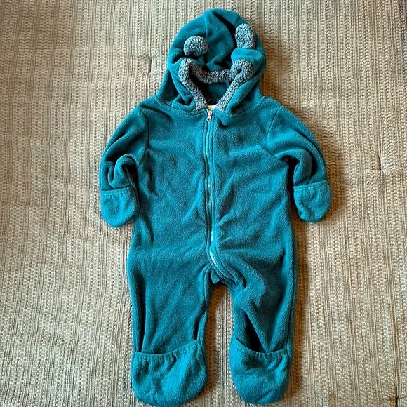 Cuddle Club Fleece Bunting Suit, 6-12m - Picture 1 of 5